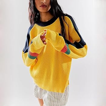 Waffle Knit Tops for Women Y2K Boho Floral Long Sleeve Slim